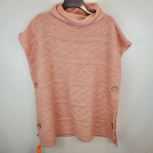 NWT Love Of Fashion Cowlneck Pink Sweater